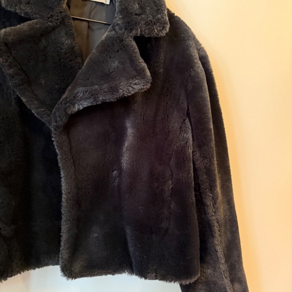 Vince Faux Fur Black size Large - Picture 4 of 14